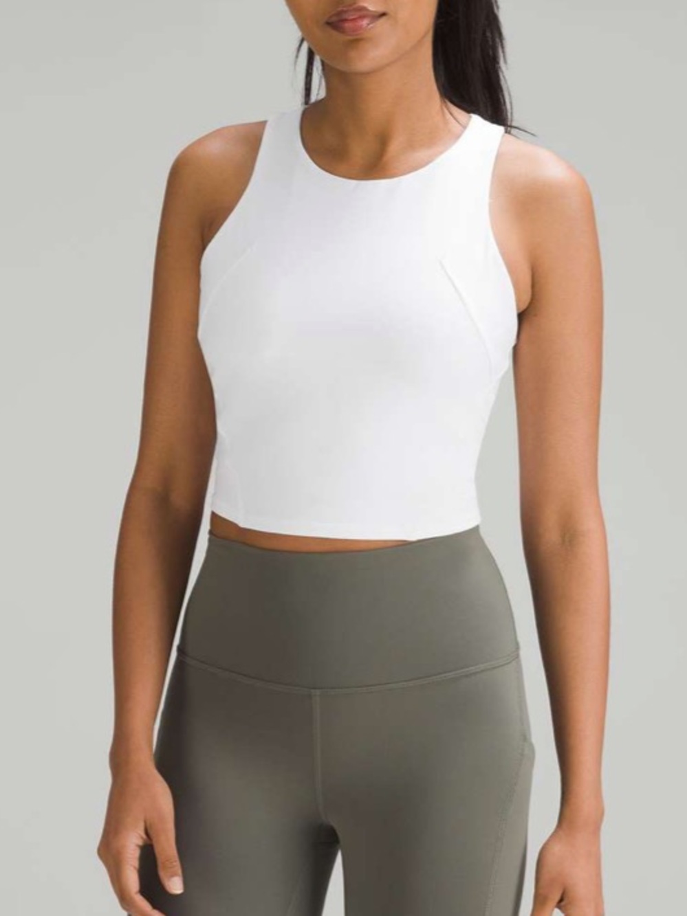 Wunder Train Racerback Tank Top Color White Size 6